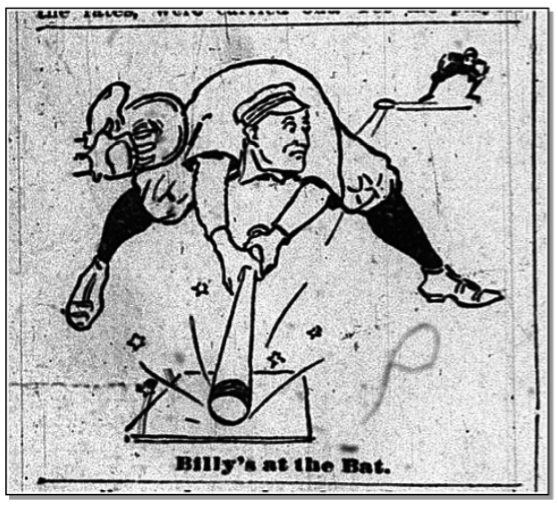 Billy Bottenus sketch, Buffalo Daily Courier