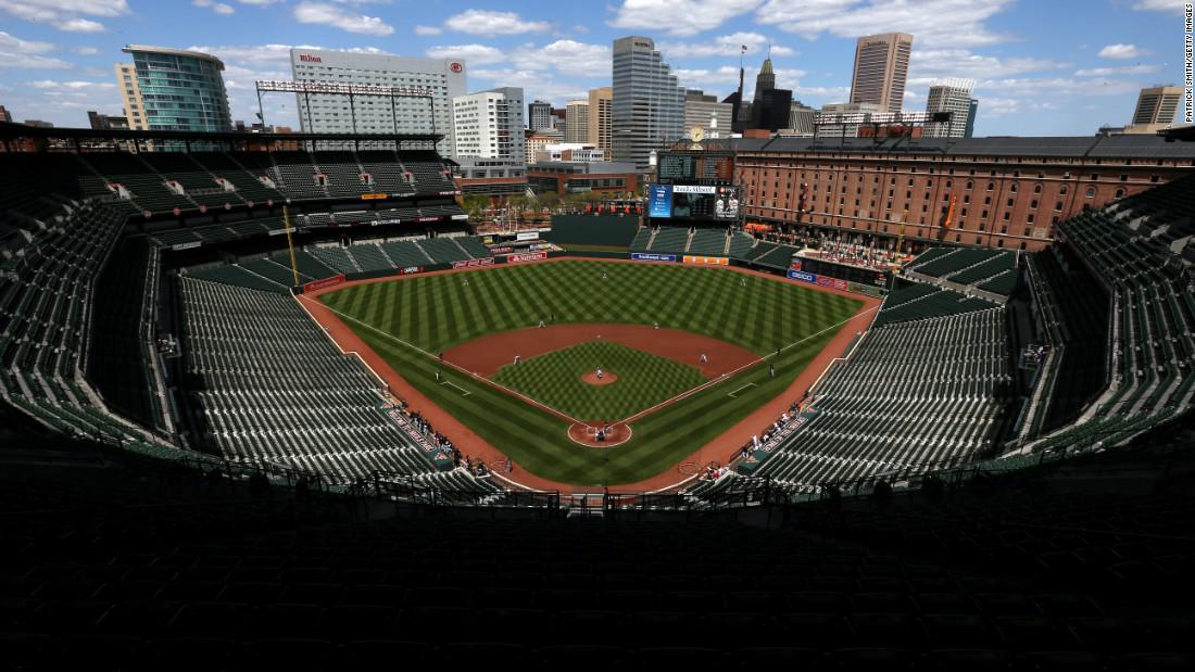 Baltimore Orioles Camden Yards Ball Park MLB Baseball Stadium 