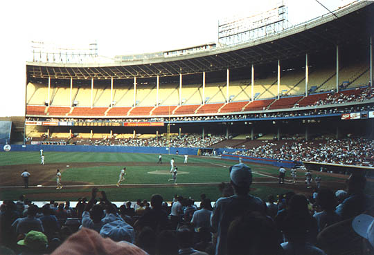 The Cleveland Indians play the Philadelphia Athletics at the first-ever  baseball game at Cleveland Municipal Stadium. - Cleveland Press Collection  - The Cleveland Memory Project