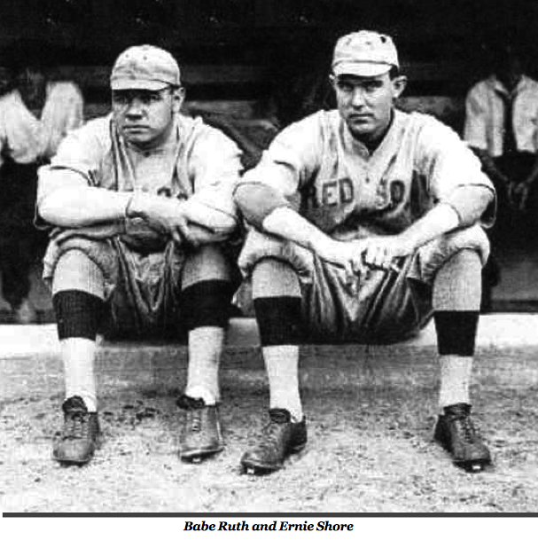 Ernie Shore's perfect game started after Babe Ruth punched an ump