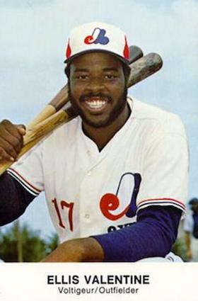 MLB Montreal Expos Ellis Valentine Color 8 X 10 Photo Picture