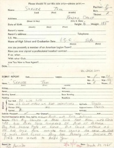Tom Seaver scouting report Tom Seaver scouting report