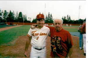 Rod Dedeaux and Bob Leach Rod Dedeaux and Bob Leach