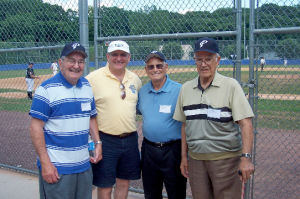 Peekskill celebration: Joe DeToia, Peter Mancuso, Dan Dondero, Carming DeRenzo