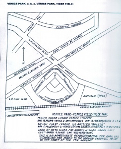 A diagram of Venice Park A diagram of Venice Park