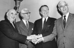 Arnold Johnson relocates Philadelphia A's to Kansas City Arnold Johnson relocates Philadelphia A's to Kansas City