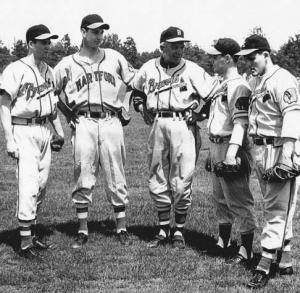 Quebec players with Milwaukee Braves, 1953 Quebec players with Milwaukee Braves, 1953