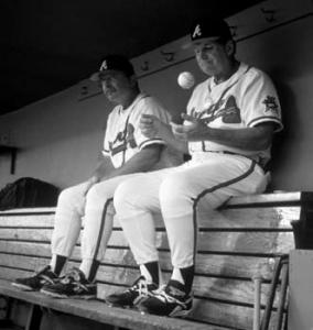 Bobby Cox and Leo Mazzone Bobby Cox and Leo Mazzone