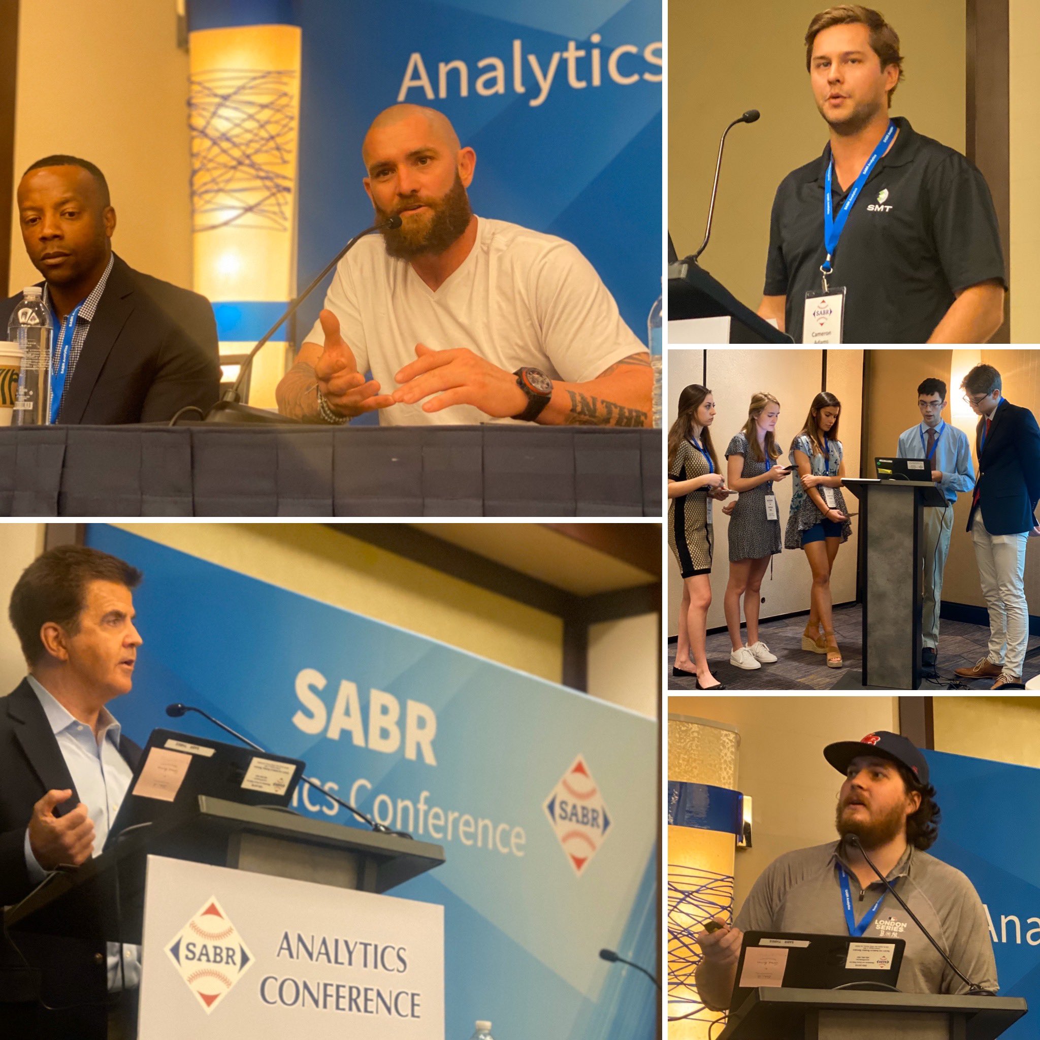 2020 SABR Analytics photo collage - Friday, March 13