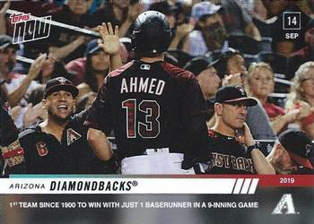 Nick Ahmed hits bounced pitch for double in Arizona Dimaonbacks game