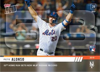 September 28, 2019: Mets' Pete Alonso sets rookie mark with 53rd home run –  Society for American Baseball Research