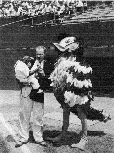 Dick Armstrong and Mr. Oriole, 1954