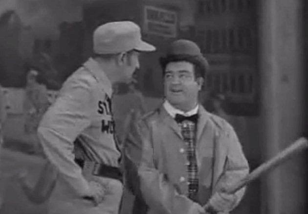 Bud Abbott and Lou Costello in "Who's on First"