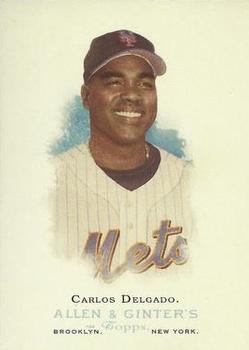 2009 Upper Deck #244 Carlos Delgado - Mets (Baseball Cards) at