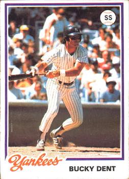 Bucky Dent Baseball Stats by Baseball Almanac