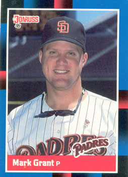 Mark Grant autographed Baseball Card (San Diego Padres) 1990