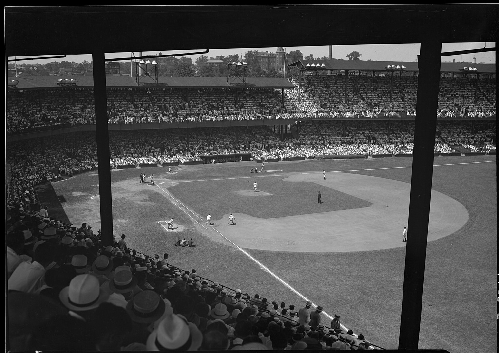 Washington Senators Baseball Team at Griffith Stadium 1925