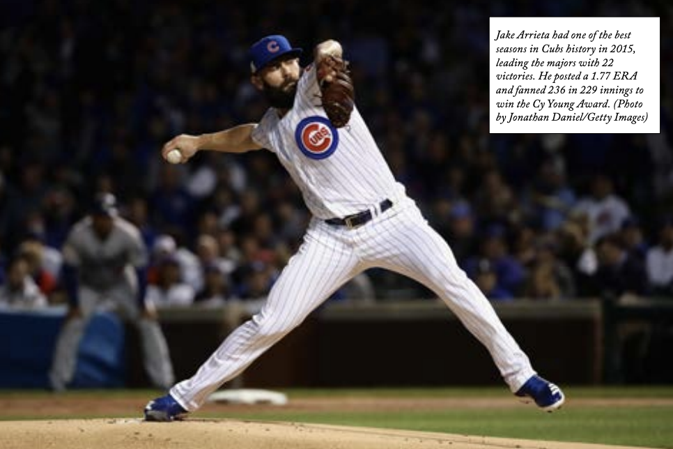 September 22, 2015: Cubs' Jake Arrieta tosses 3-hit shutout for