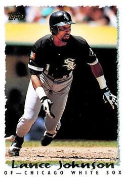 MAJESTIC  LANCE JOHNSON Chicago, White Sox 1990 Cooperstown