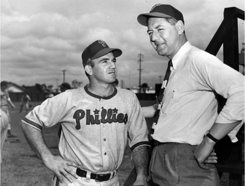 The strangest batting stance I ever saw. Stan Lopata, Phillies catcher in  the 1950s : r/baseball