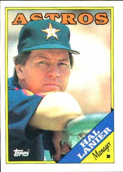 Hal Lanier Autographed 1986 Houston Astros Police #6