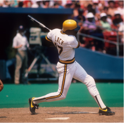 Former Pittsburgh Pirates center fielder Omar Moreno shows off the World  Series ring he won with the 1979 Pirates against the Baltimore Orioles  before the baseball game between the Pittsburgh Pirates and