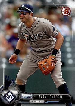 Tampa Bay Rays' Evan Longoria connects on a hit against the Boston