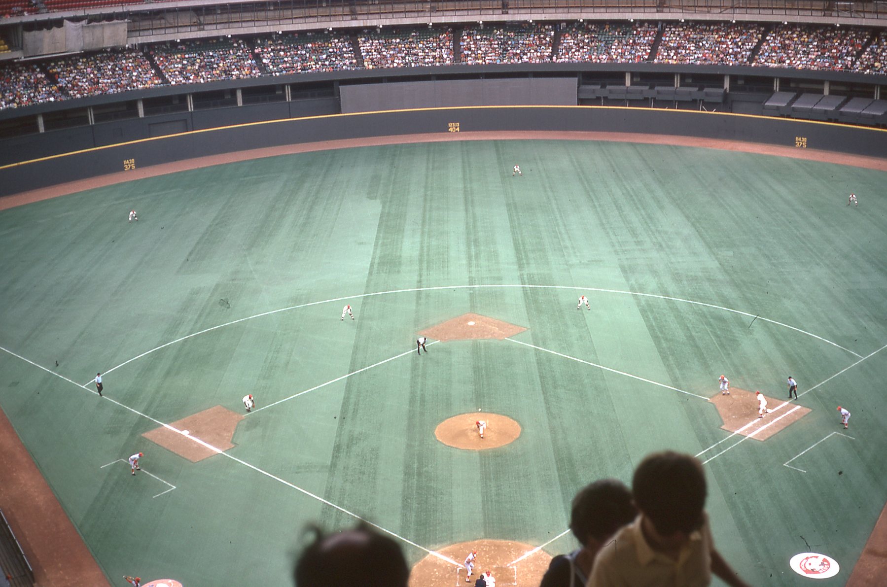 Riverfront Stadium, aka Cinergy Field 1970-2002  Baseball park, Baseball  training, Baseball hitting