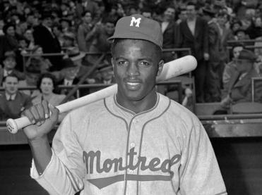 Jackie Robinson with the Montreal Royals