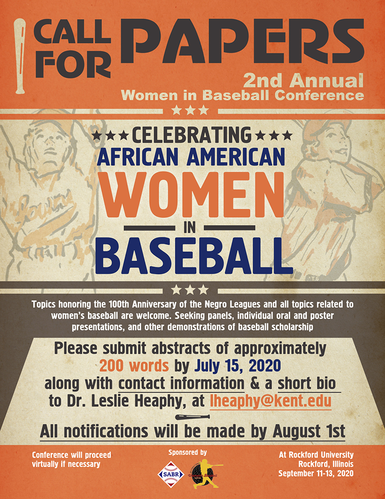 Call for papers: 2020 SABR/IWBC Women in Baseball Conference