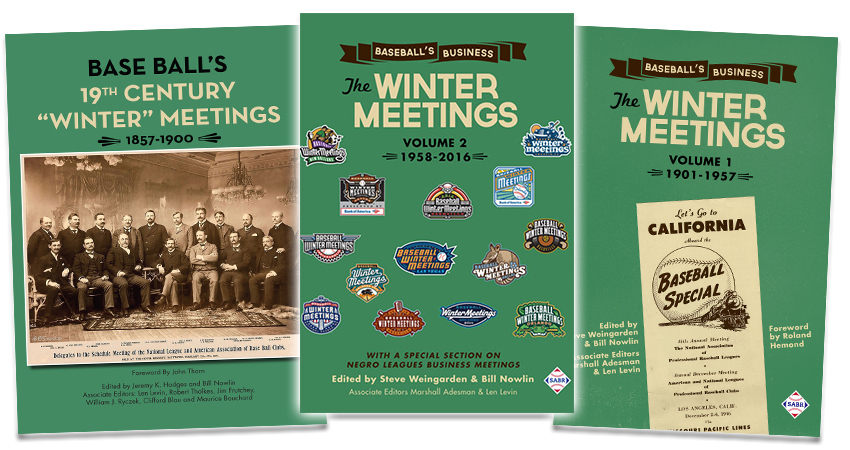 SABR Winter Meetings history books