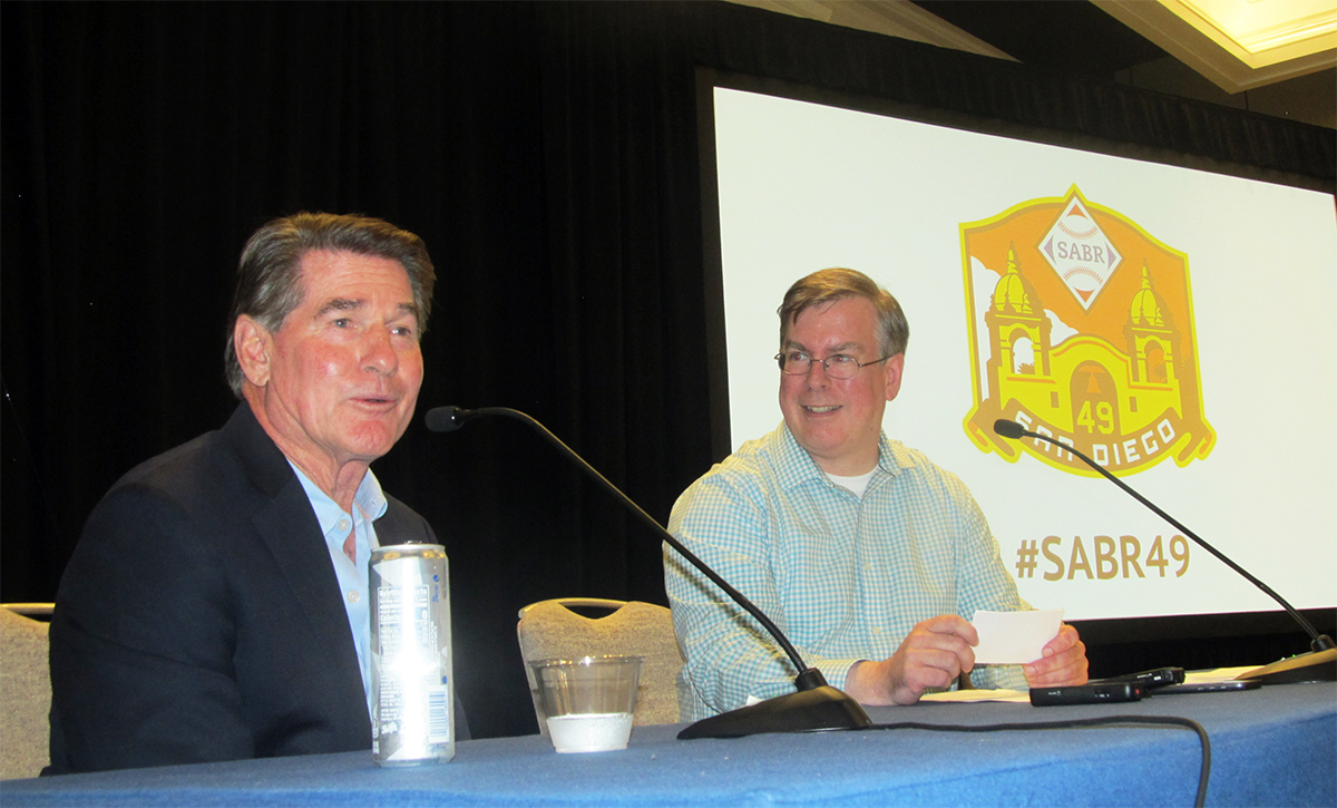 Steve Garvey at SABR 49 in San Diego