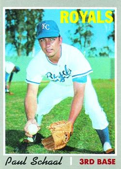  1972 Topps # 177 Paul Schaal Kansas City Royals