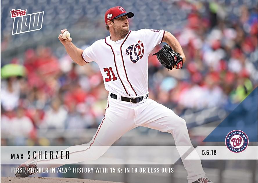 Washington Nationals Max Scherzer ties MLB record with 20 strikeouts