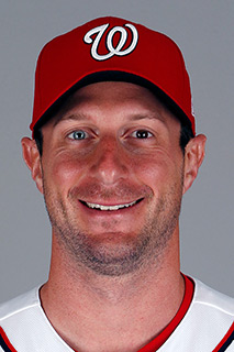  Max Scherzer Washington Nationals #31 White Youth 8-20