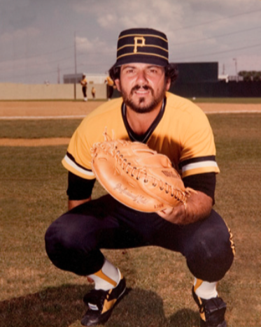 Pittsburgh Pirates relief pitcher Kent Tekulve leaps up as catcher Steve  Nicosia runs forward after final out of final World Series game against the  Baltimore Orioles in Baltimore, Md., Oct. 17, 1979.