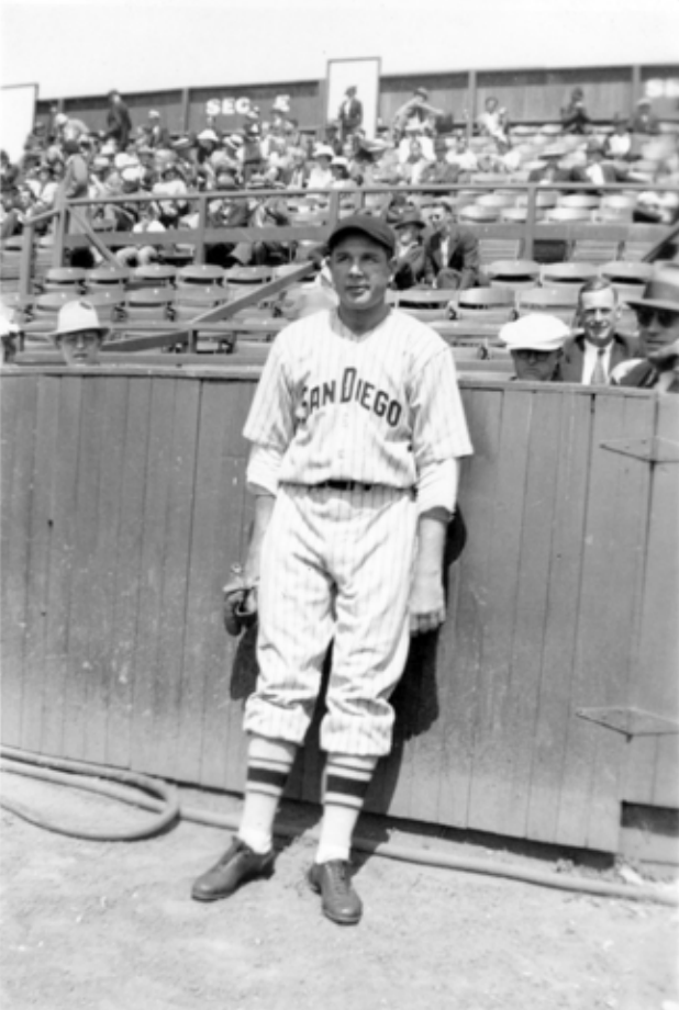 You ever see this photo of Babe Ruth in the PCL Angels Jersey? : r