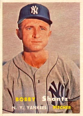 1950 Philadelphia Athletics, No. 30 Bobby Shantz – Oldtime