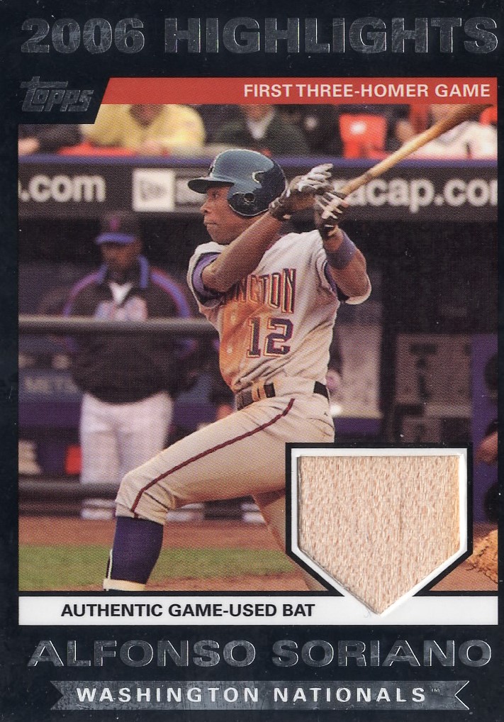 April 21, 2006: Alfonso Soriano's three home runs lead Nationals