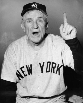 Casey Stengel Legendary Brooklyn Dodger Player and 