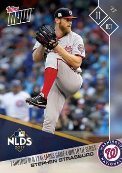 Strasburg pitches Nats past Cards and a 3-0 NLCS lead