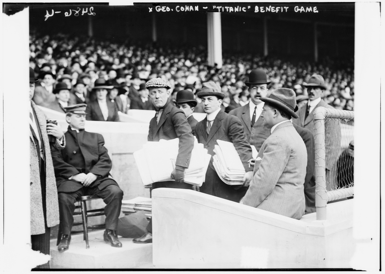 John McGraw, New York Giants at the Polo Grounds, New York 1912