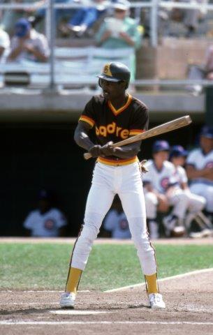 ALAN WIGGINS  San Diego Padres 1984 Away Majestic Throwback