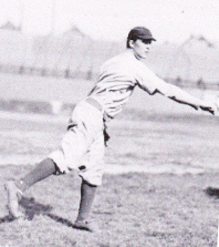 Joe Tinker of the Chicago Cubs in action during 1906