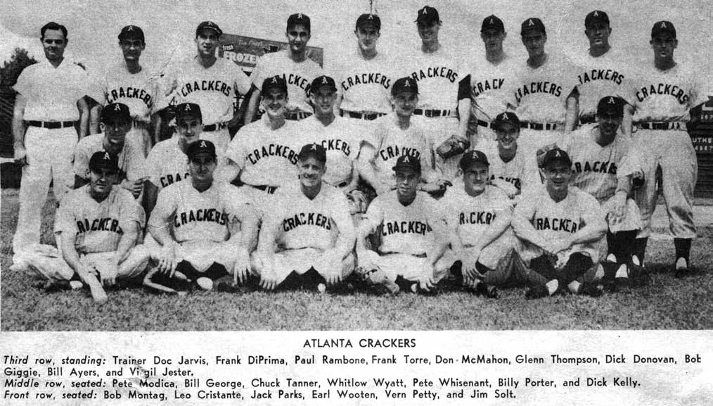 1954 Atlanta Crackers Society for American Baseball Research