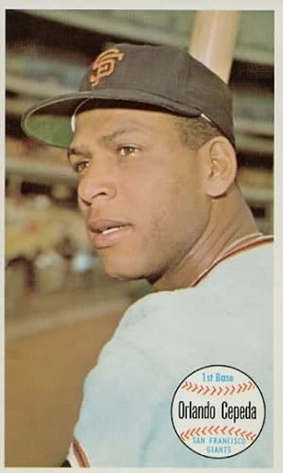 Orlando Cepeda 1966 Topps Baseball Card original Issue as 