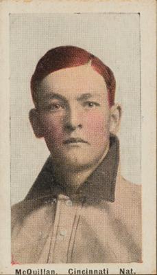 George McQuillan, Philadelphia Phillies, baseball card portrait]