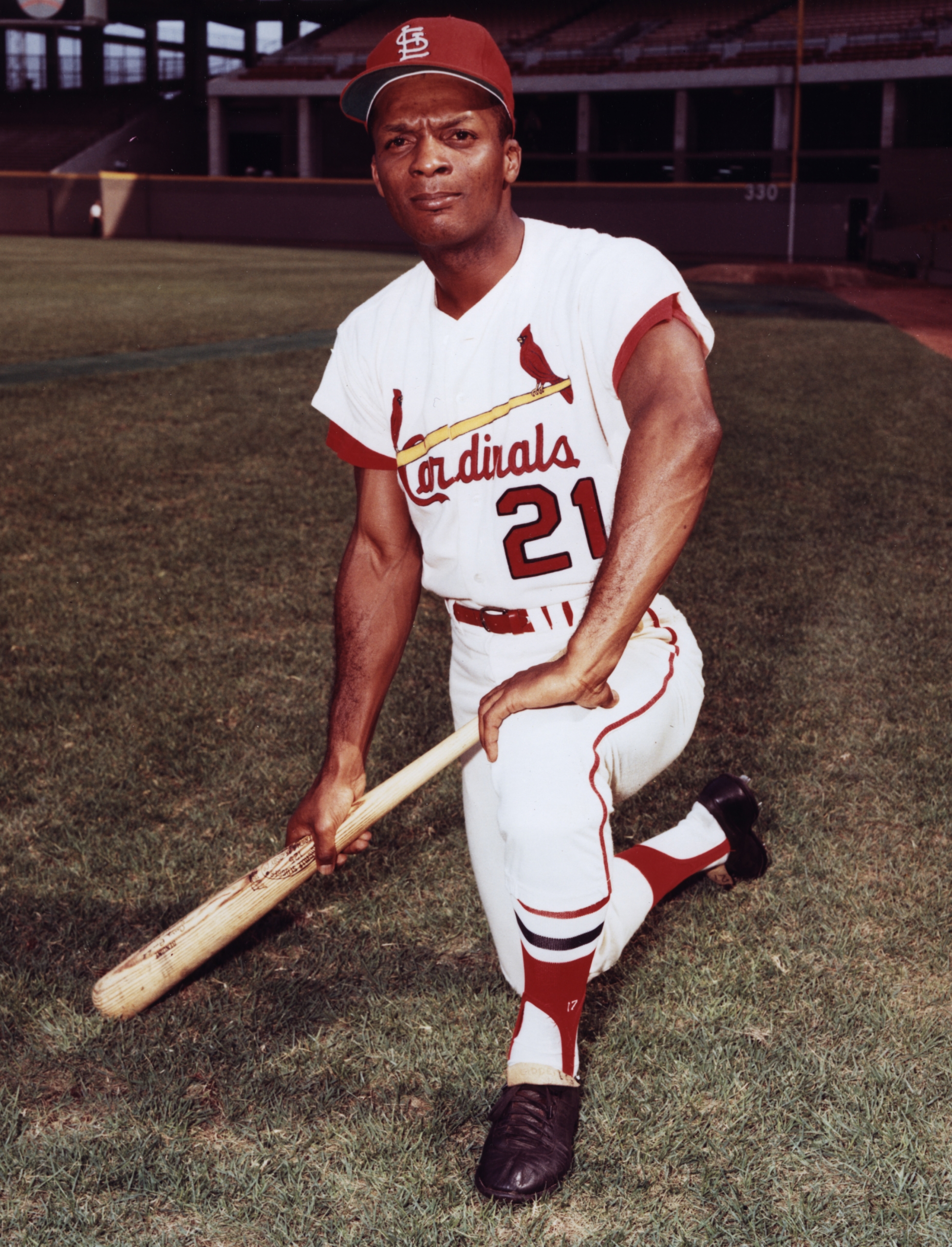 Jersey for the St. Louis Cardinals worn by Curt Flood