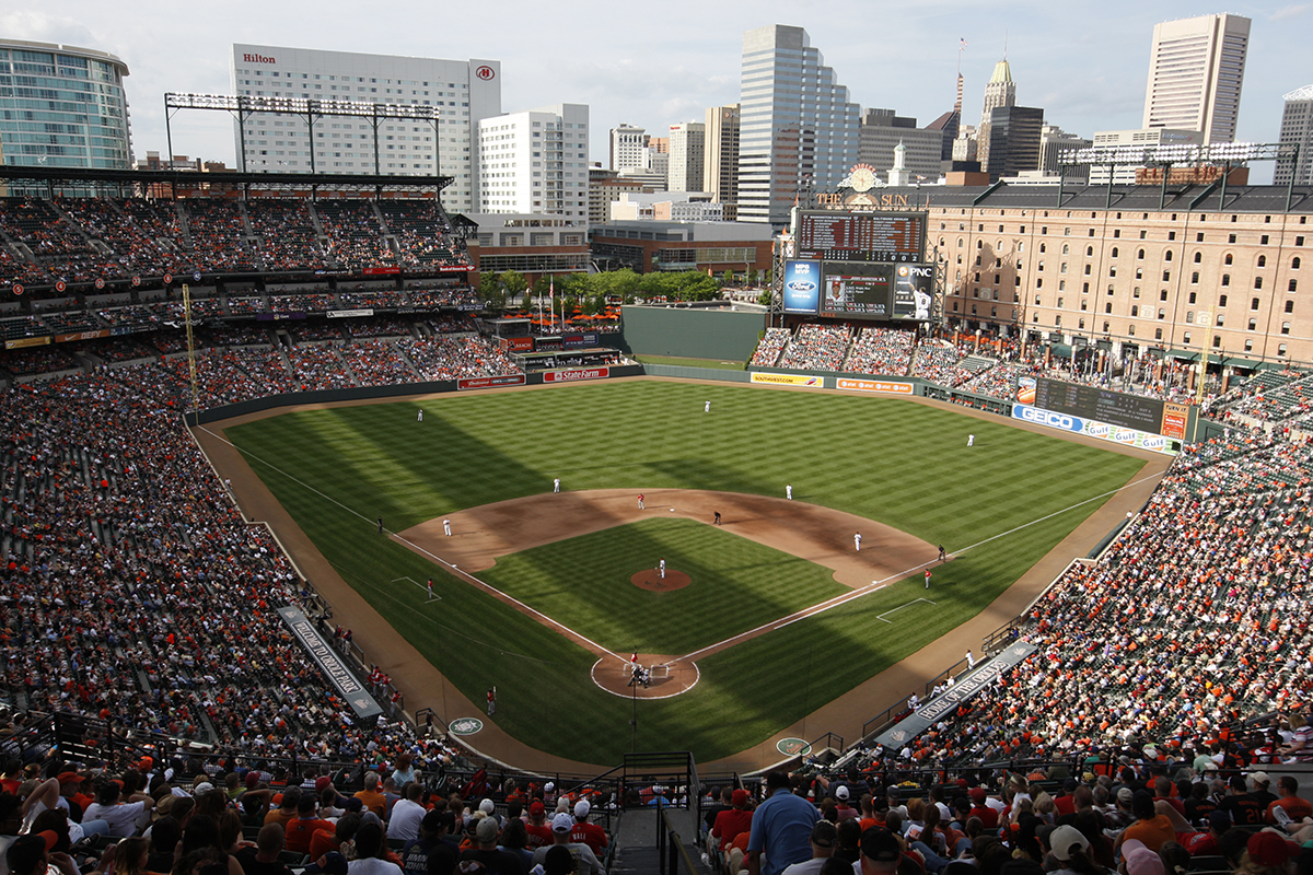 Oriole Park at Camden Yards opened in 1992