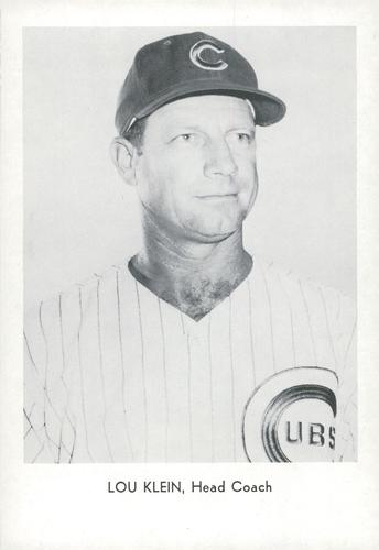 1961 Lou Klein College of Coaches Game Worn Chicago Cubs, Lot #82437